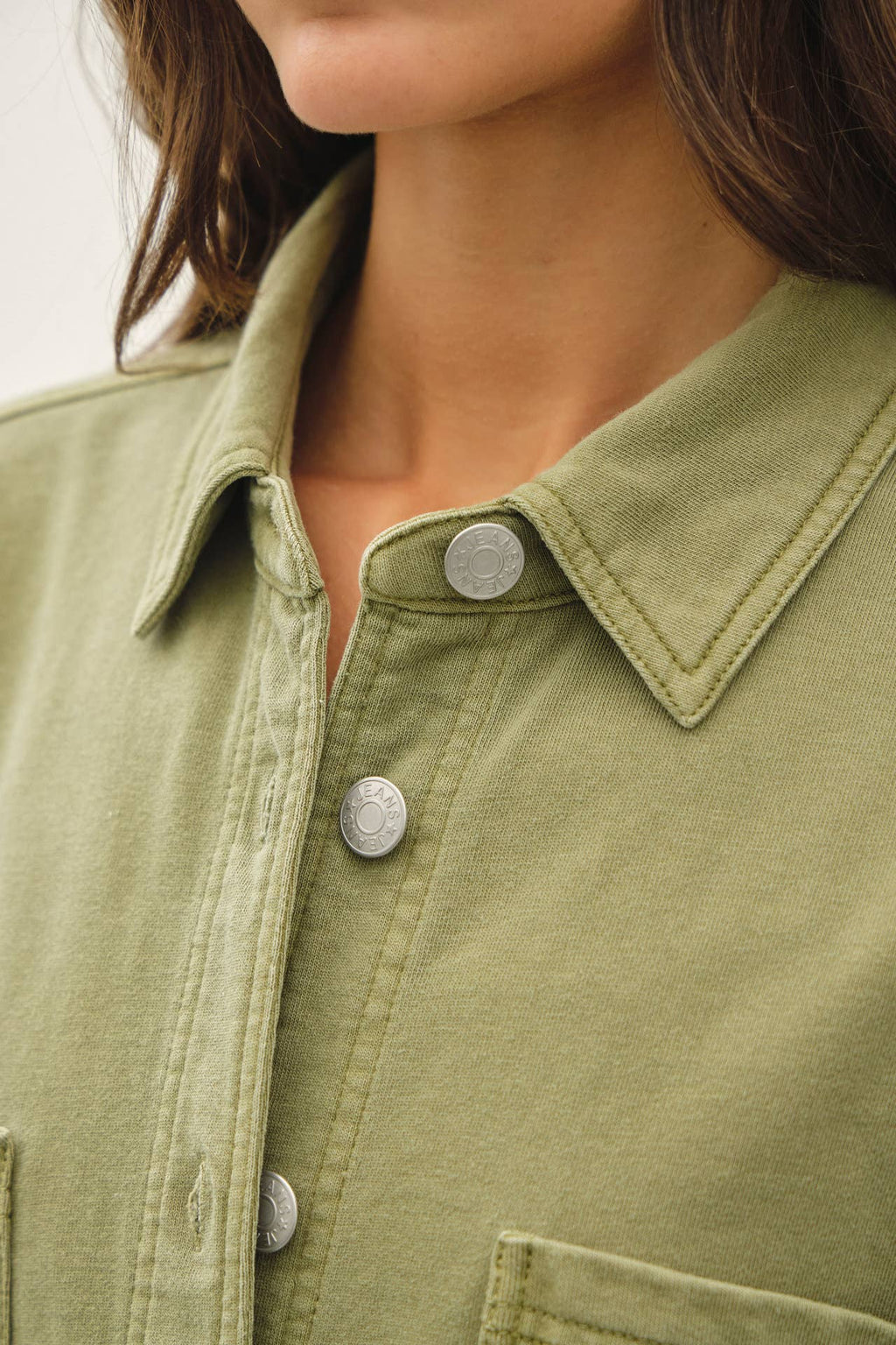 Be Cool - [NEW SHADED]GARMENT-DYE COTTON FLEECE OVERSIZED SHACKET
