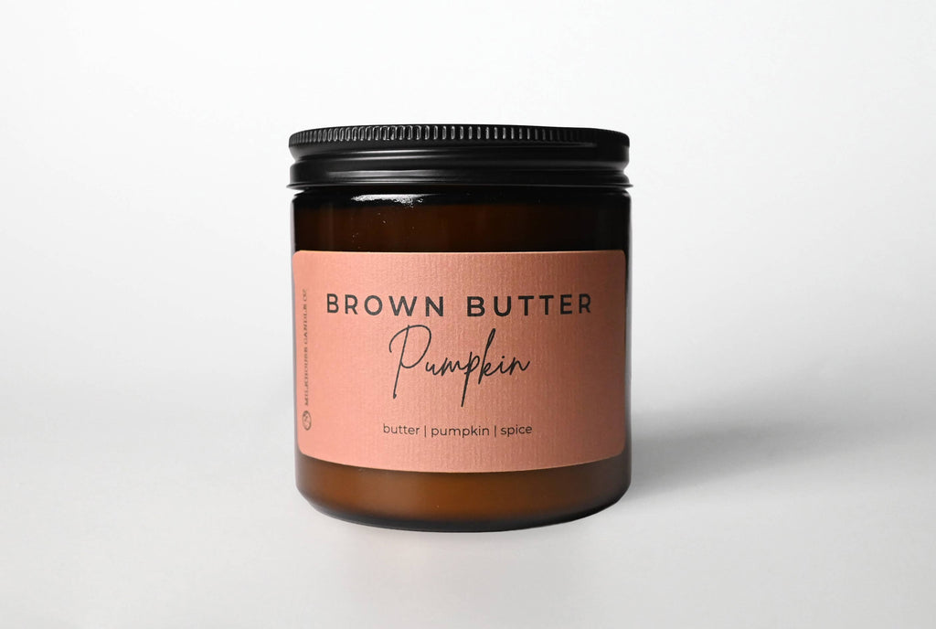 Milkhouse Candle Company - Brown Butter Pumpkin | 12 oz Classic Statement Candle