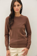 Be Cool - NEW COLOR-VISCOSE CREW NECK SOFT KNIT SWEATER