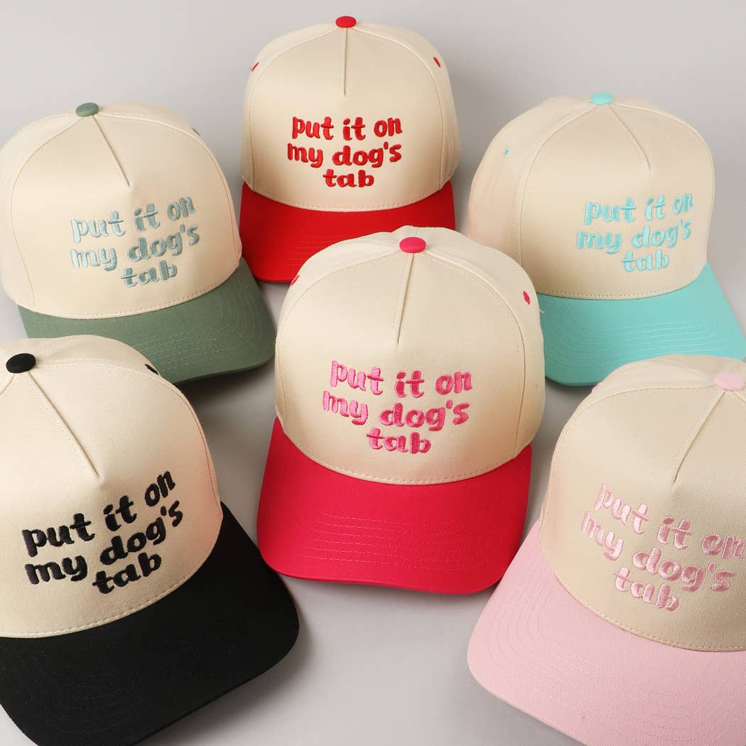 Fashion City - Put it on my dog's tab Two Tone Trucker Hat