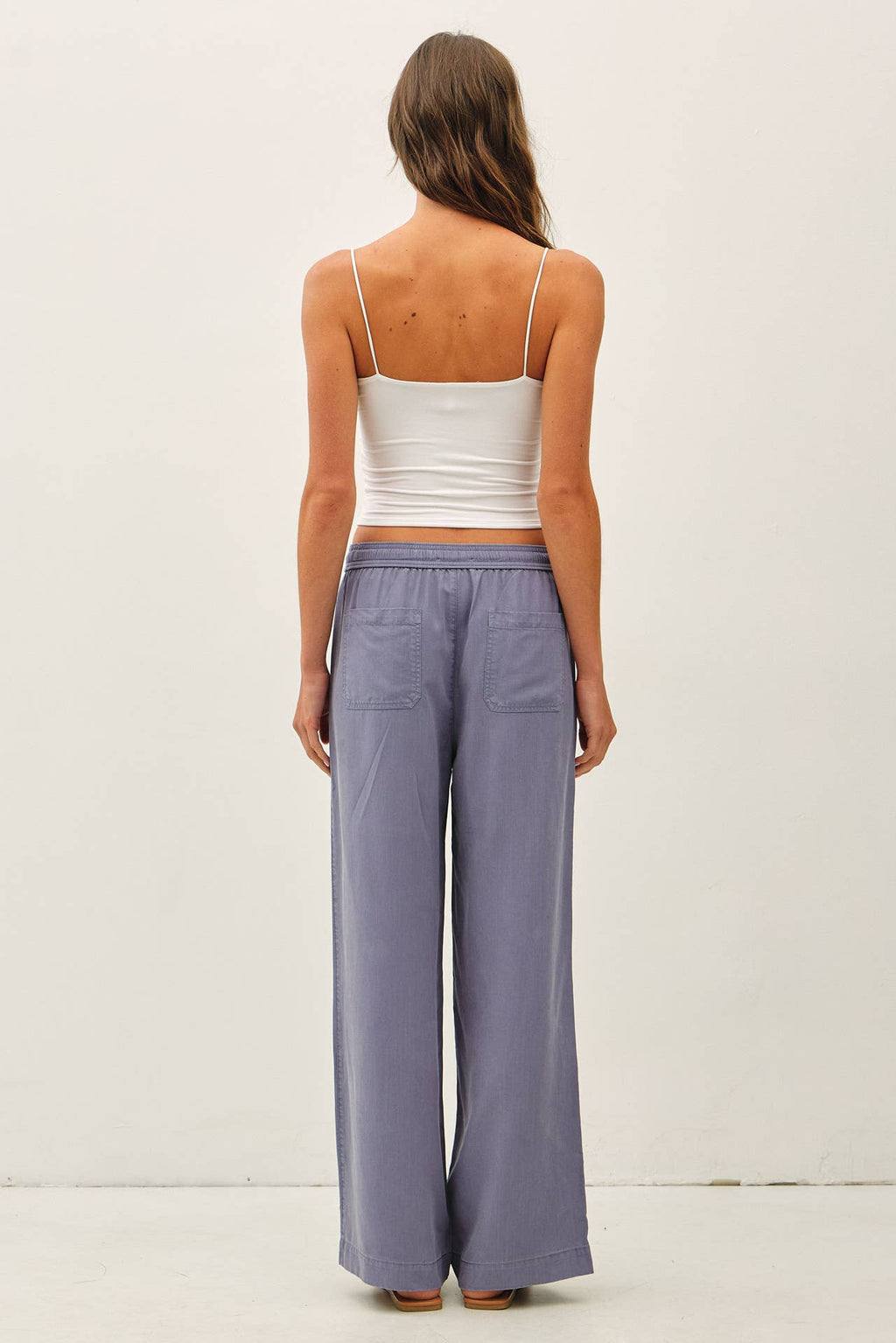 Be Cool - 29" INSEAM TENCEL WIDE LEG PANTS