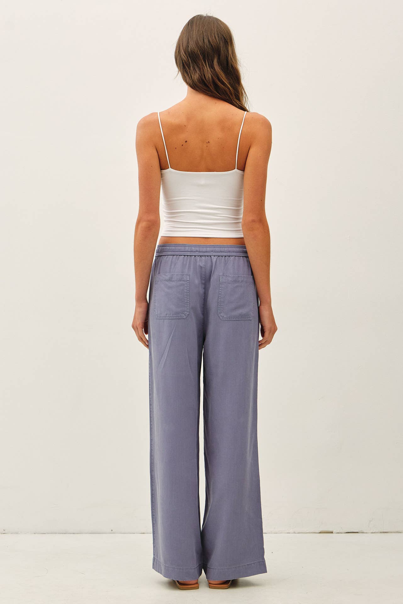 Be Cool - 29" INSEAM TENCEL WIDE LEG PANTS