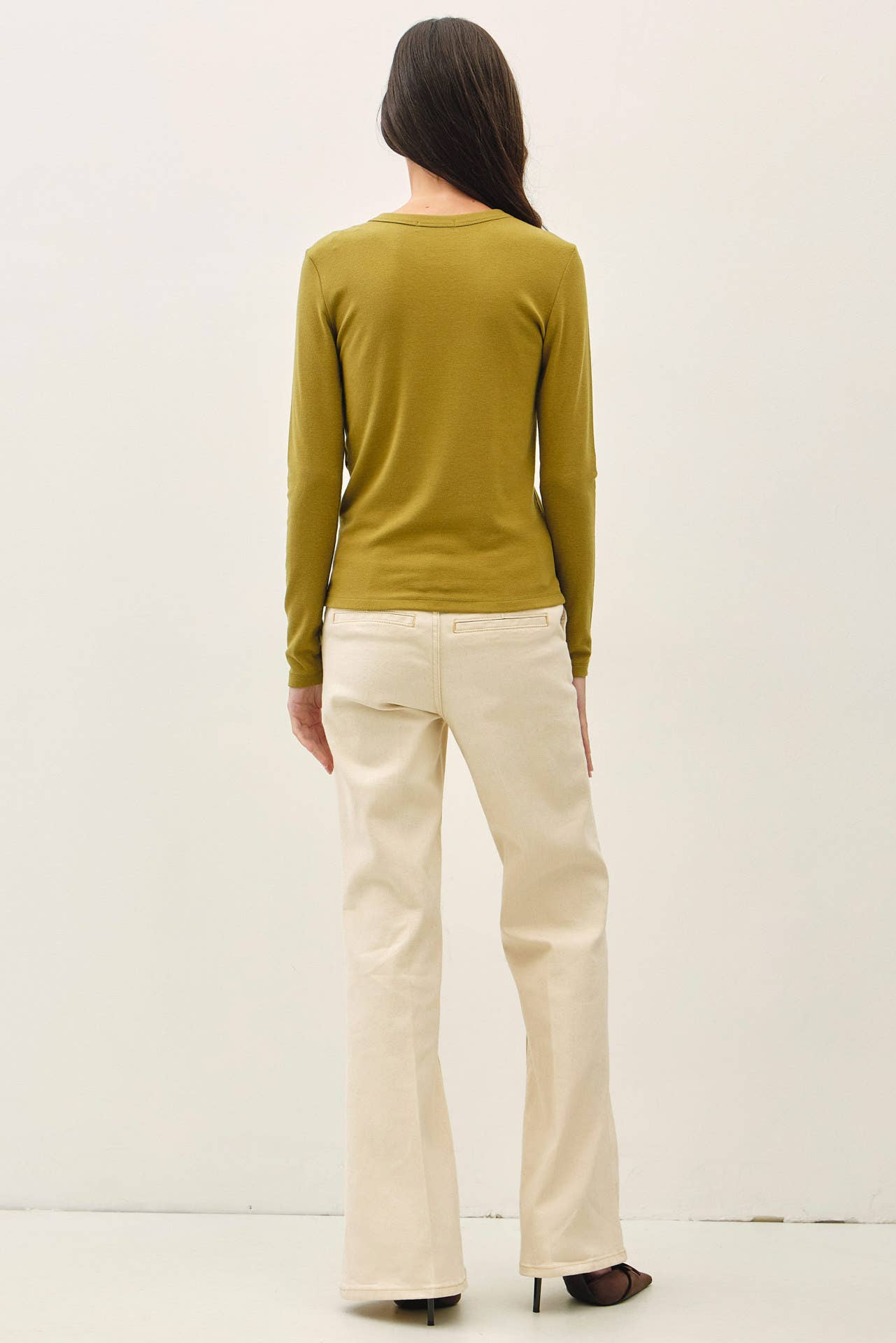 Be Cool - NEW COLOR-ROUND NECK LONG SLEEVE KNIT TOP