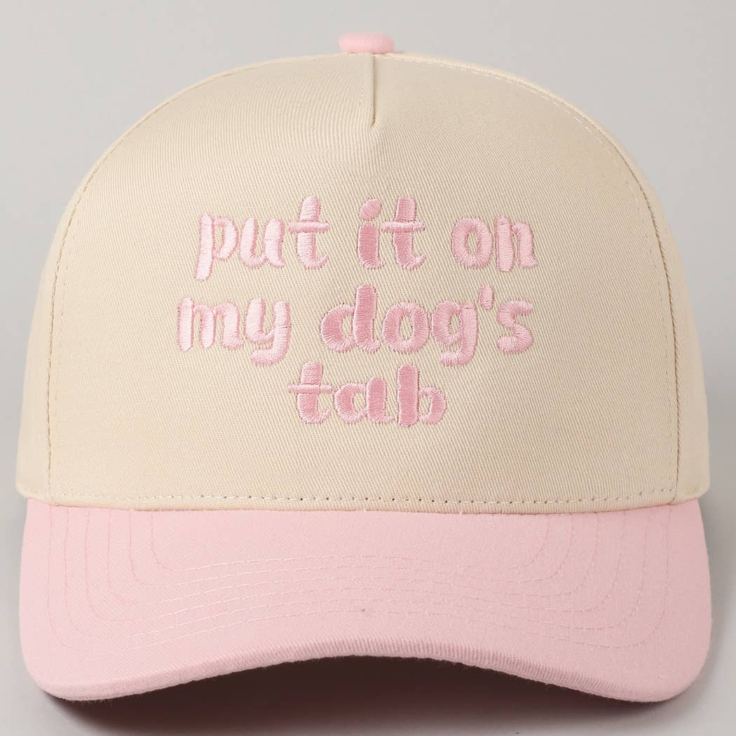 Fashion City - Put it on my dog's tab Two Tone Trucker Hat