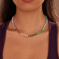 Multicolored Crystal Necklace | 40NK9724