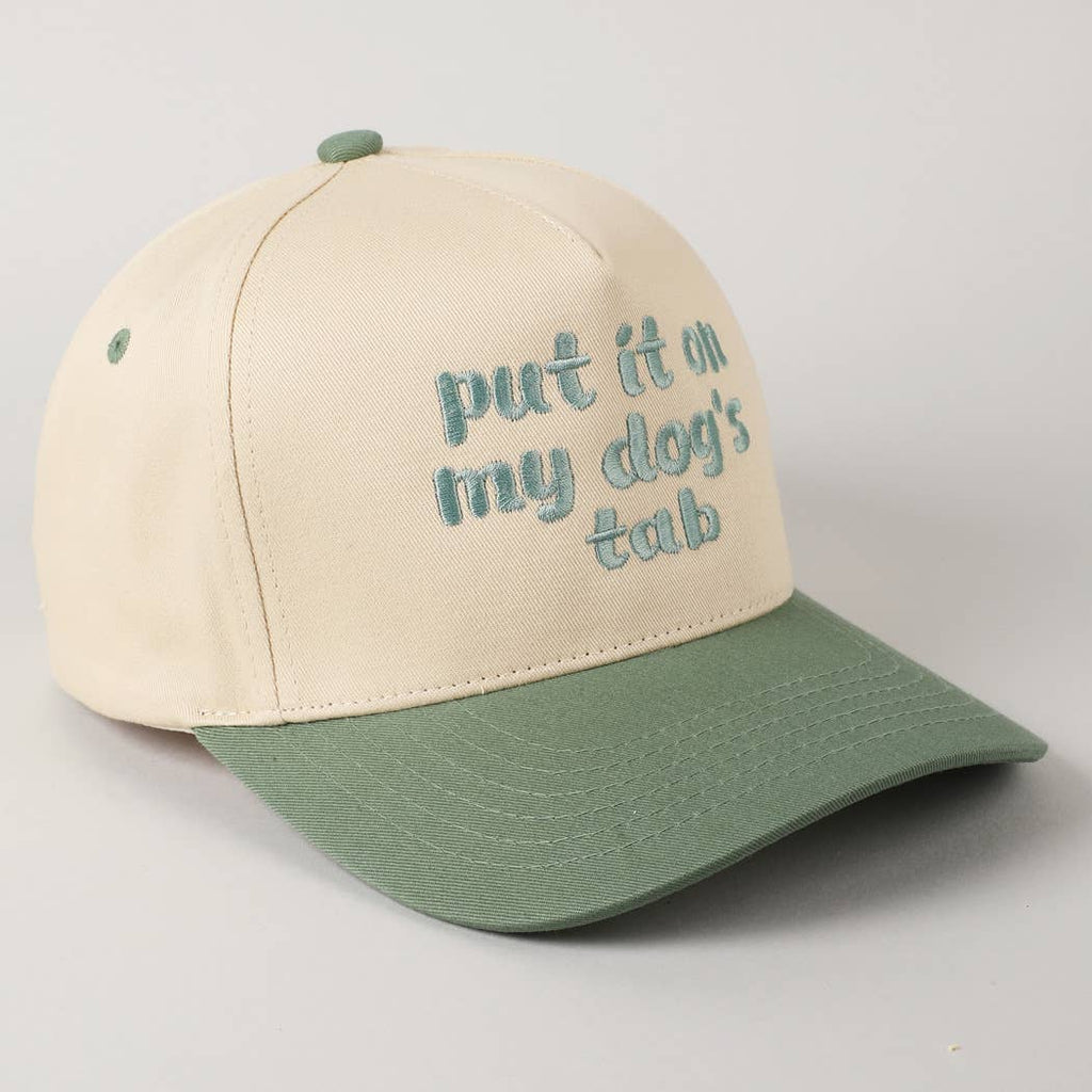 Fashion City - Put it on my dog's tab Two Tone Trucker Hat
