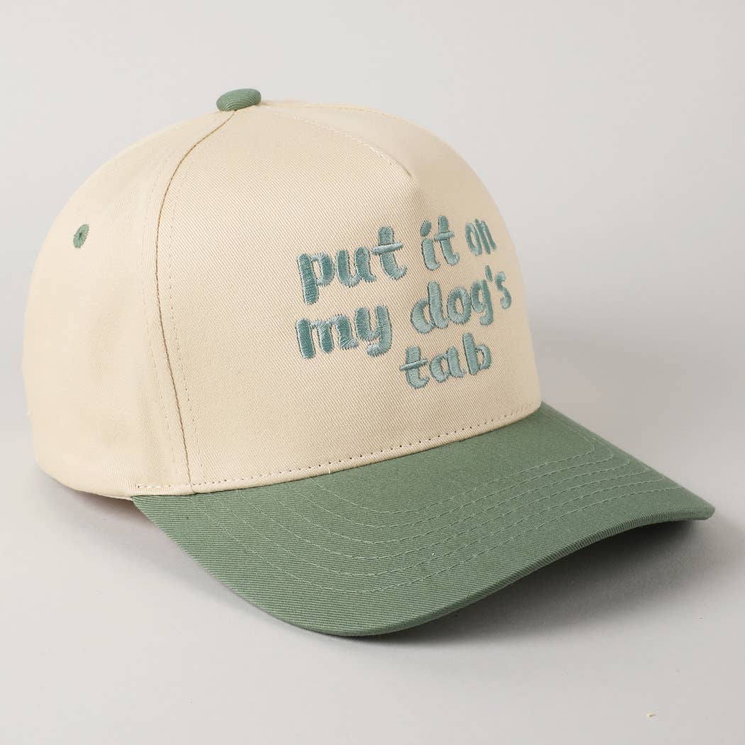 Fashion City - Put it on my dog's tab Two Tone Trucker Hat