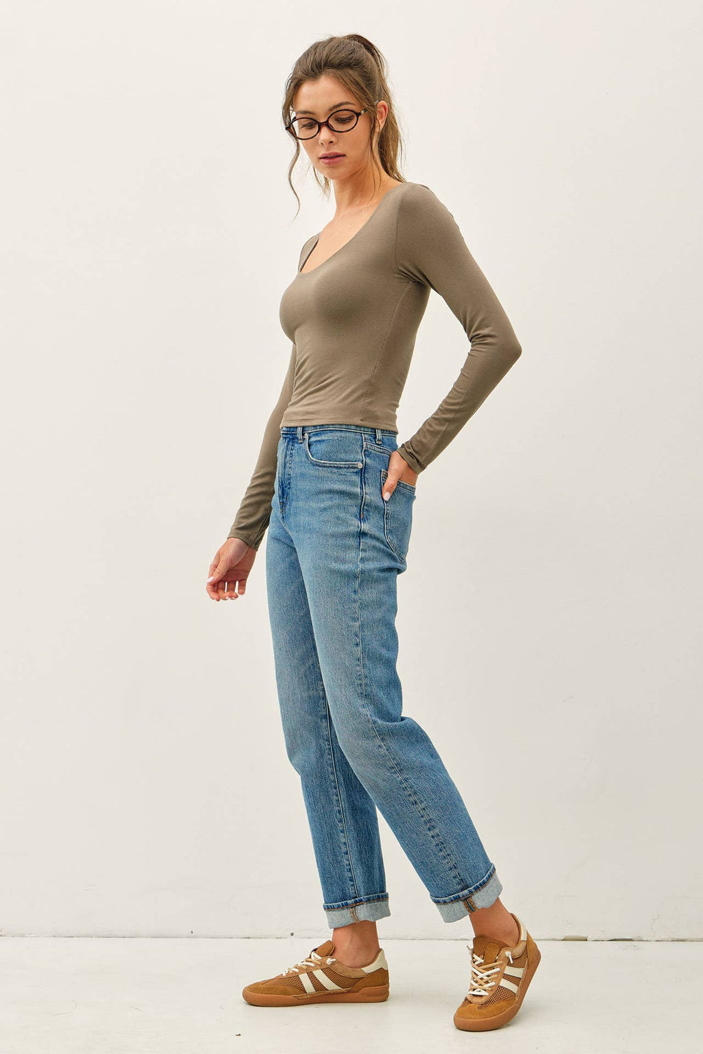 Be Cool - 26FW NEW SHADE[SOFT CORE]BASIC LONG SLEEVE TOP
