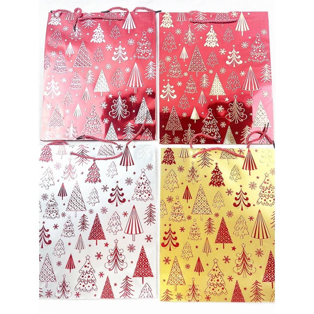 Love and Repeat - Christmas Tree Design Gift Bag