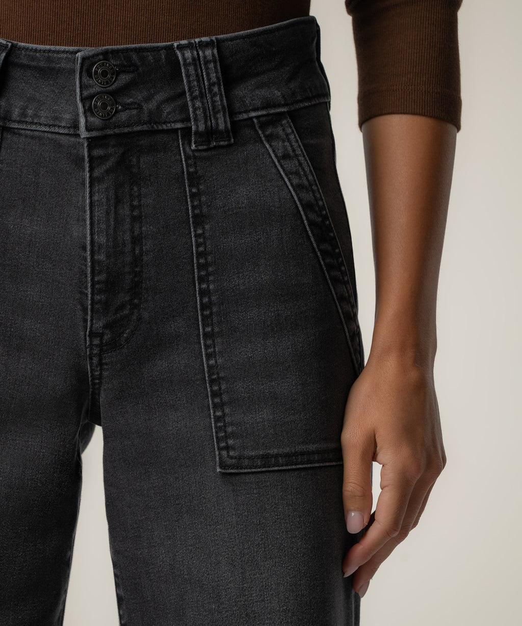 KUT Jodi High Rise Straight Leg
