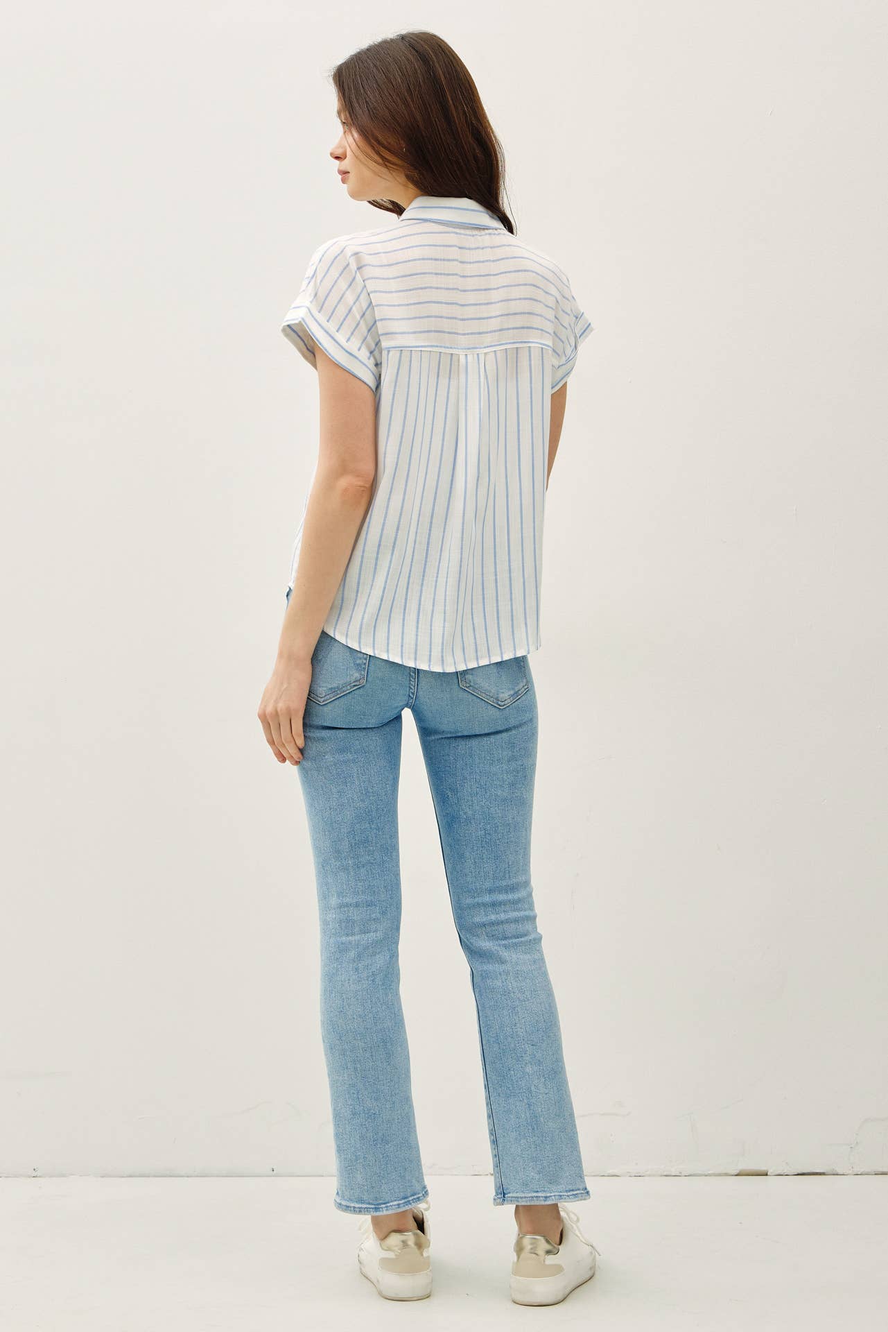 Blue Stripes Top