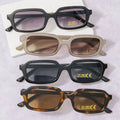 Retro Rectangle Frame Sunglasses