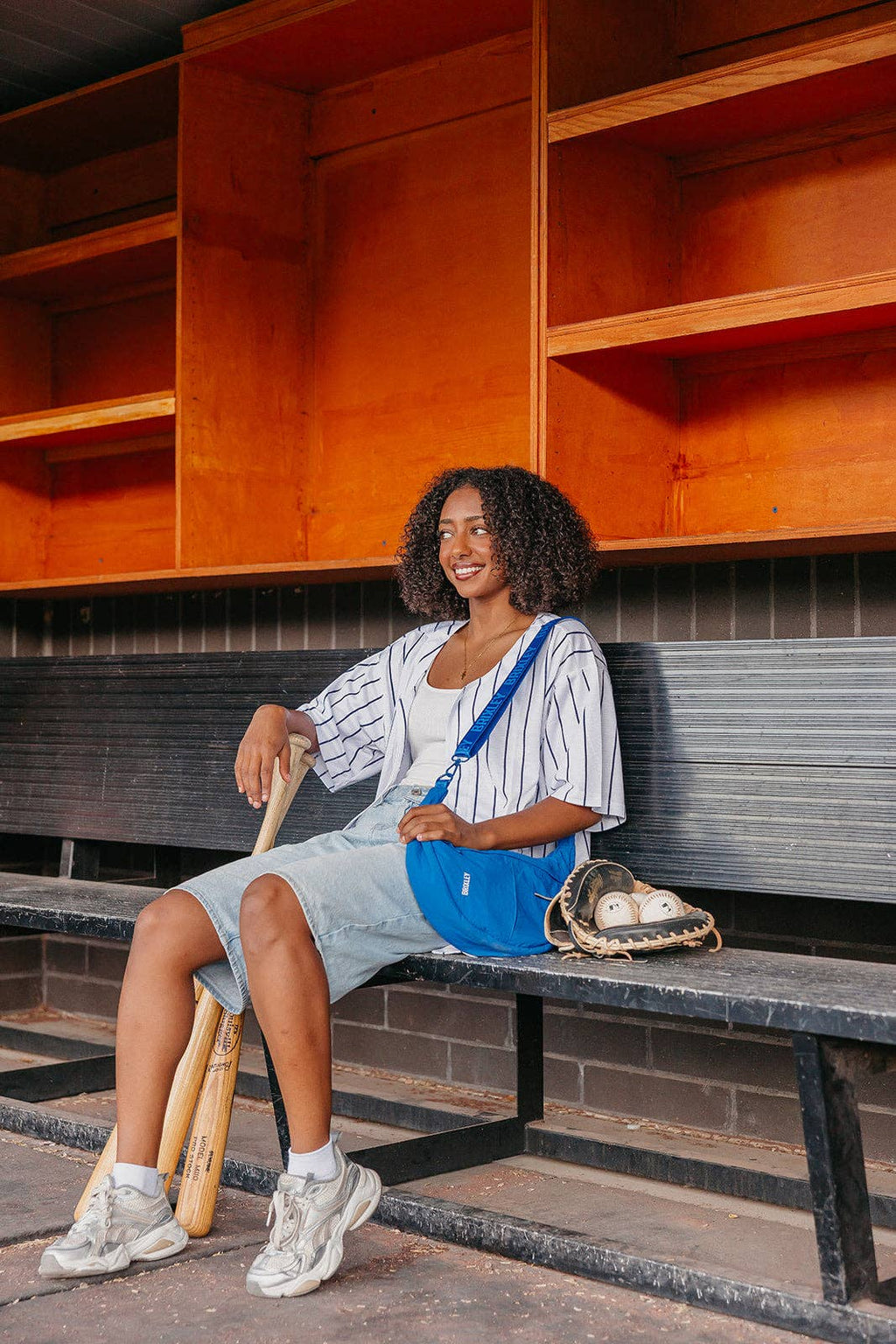 Brixley Bags - Cobalt Crescent Bag