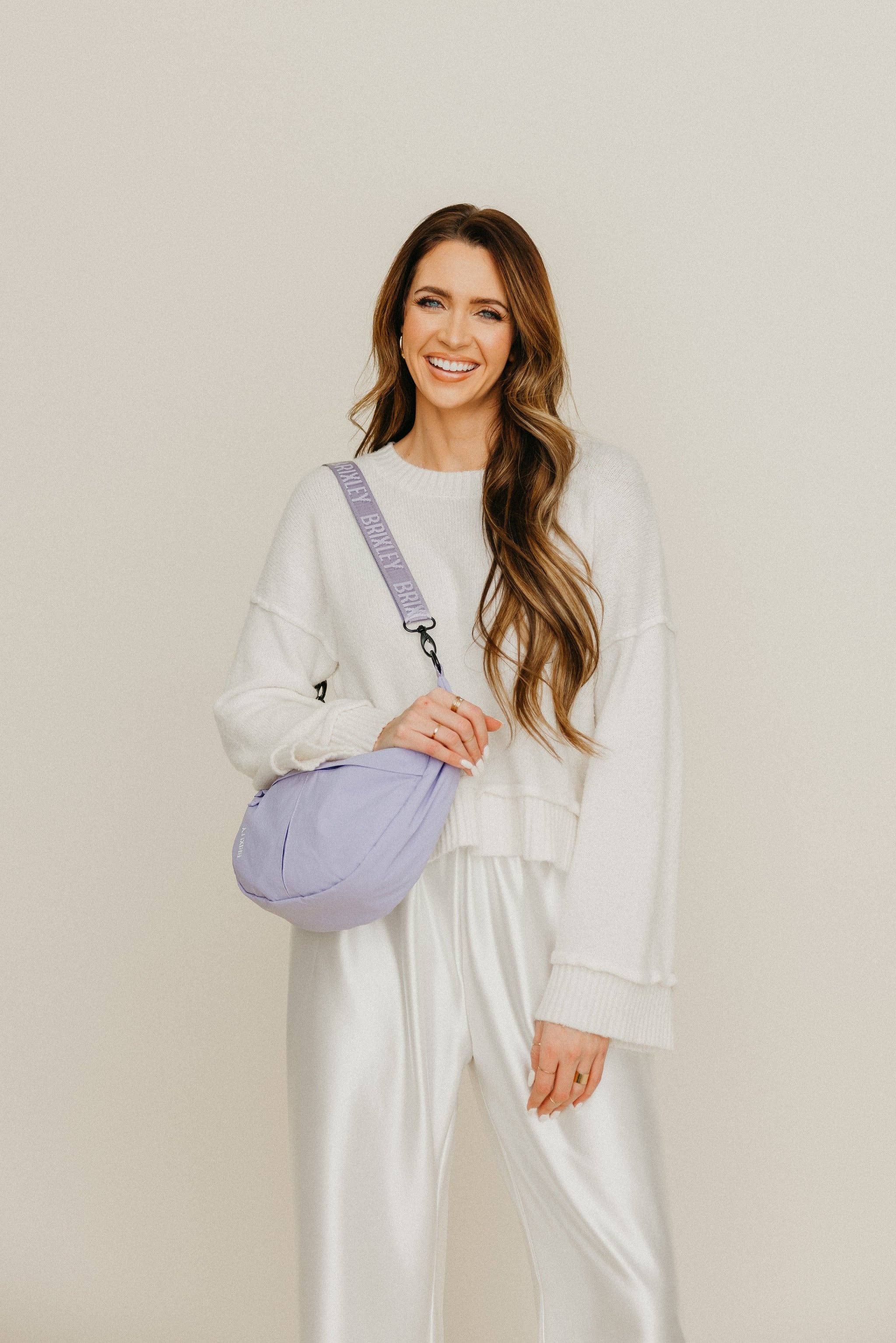 Brixley Bags - Periwinkle Crescent Bag