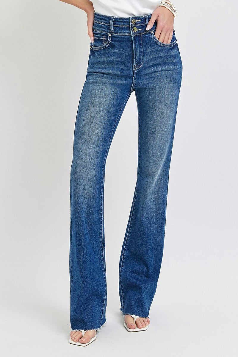 Risen Bootcut Double Waist Jeans 5843