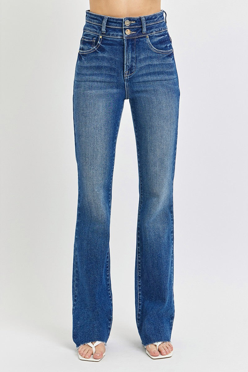 Risen Bootcut Double Waist Jeans 5843