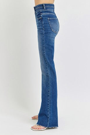 Risen Bootcut Double Waist Jeans 5843