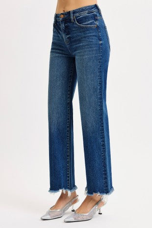 Risen Ankle Straight Jeans 5978