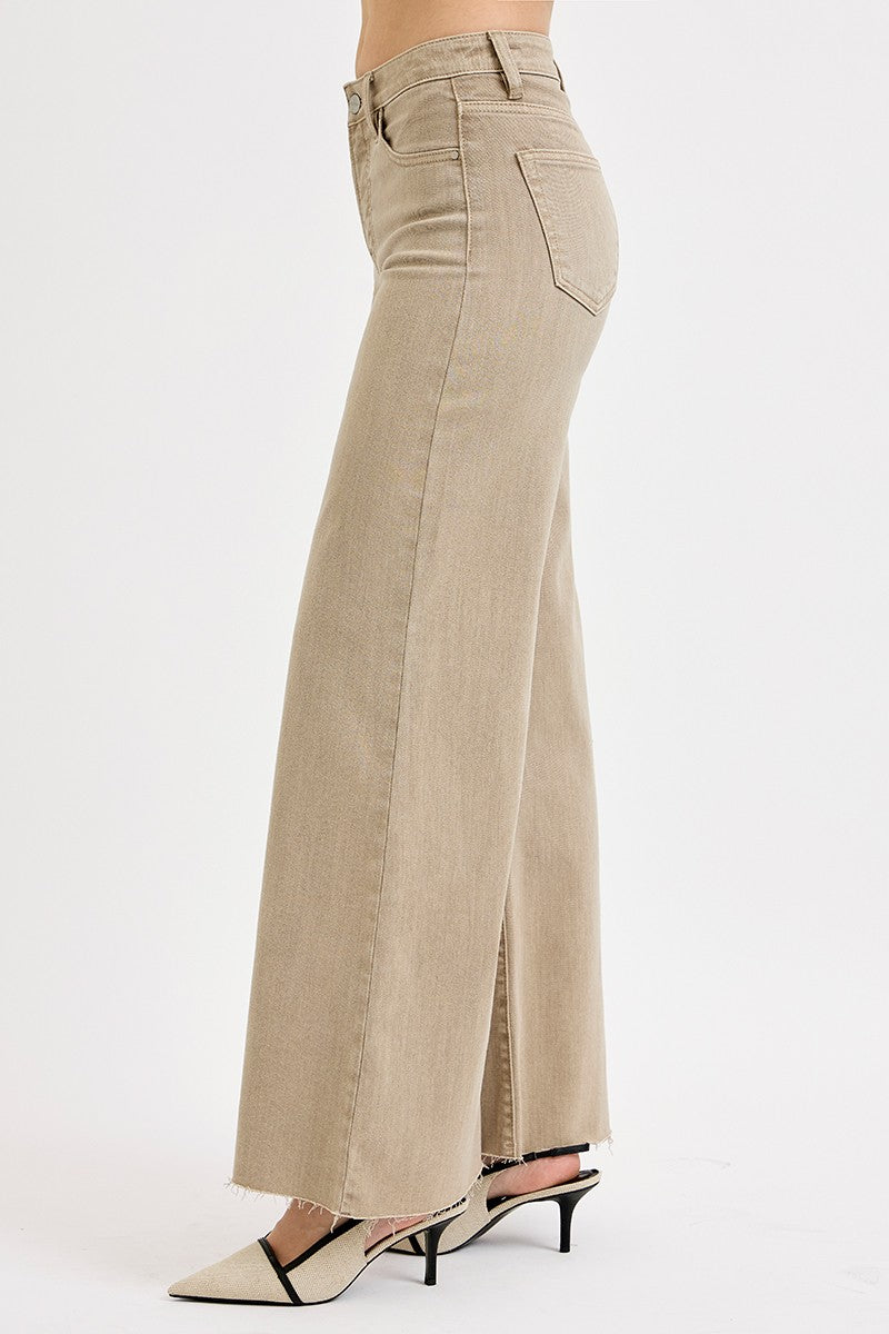 High Rise Tummy Control Palazzo Pants