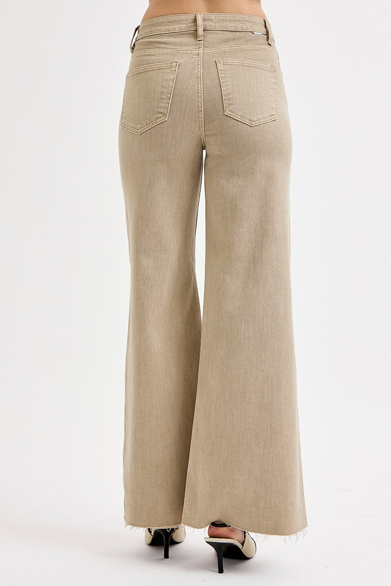 High Rise Tummy Control Palazzo Pants