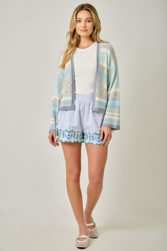 Multi Stripe Cardi