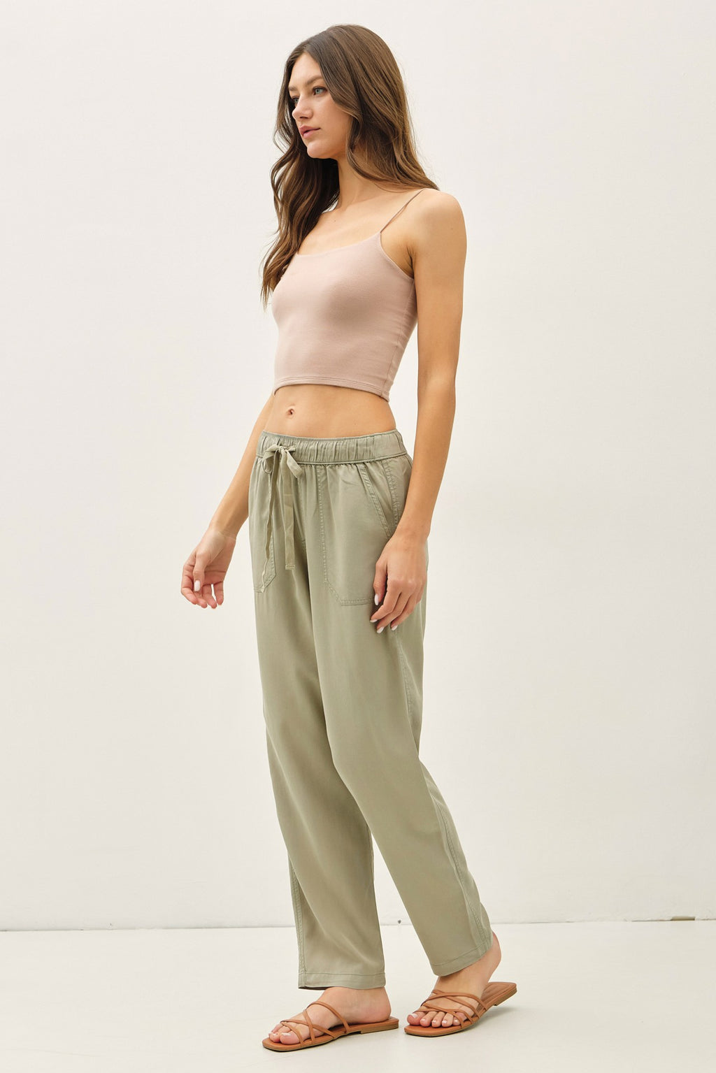 The Lara Tencel Ankle Pants