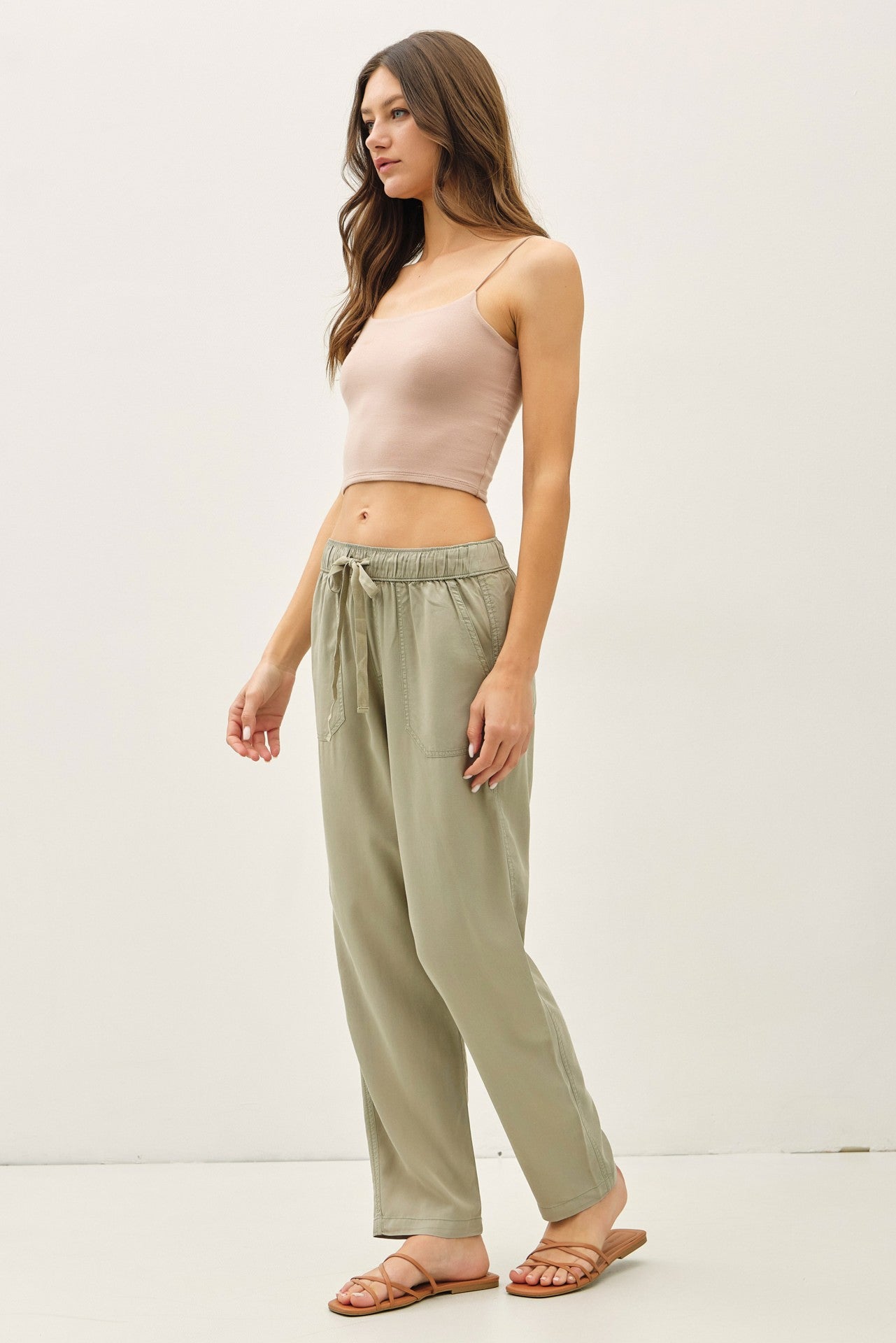 The Lara Tencel Ankle Pants