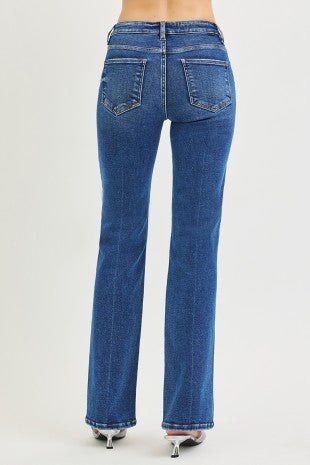 Risen High Rise Straight Jeans 21354