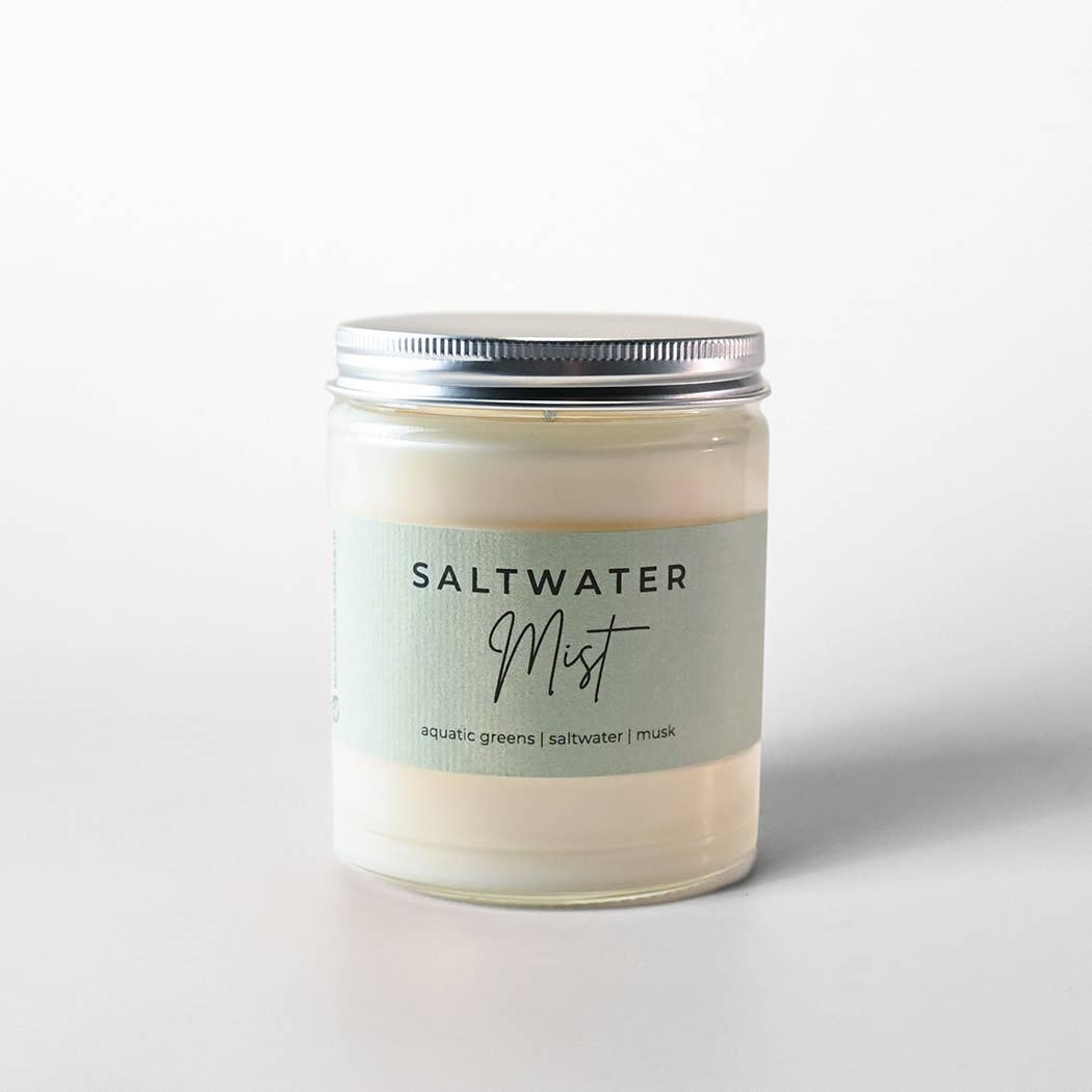 Milkhouse Candle Company - Saltwater Mist | 7 oz Classic Statement Candle