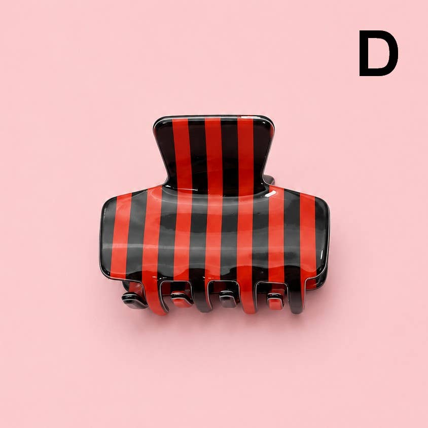 Striped & Plaid Hair Claw Clips | 40H1210