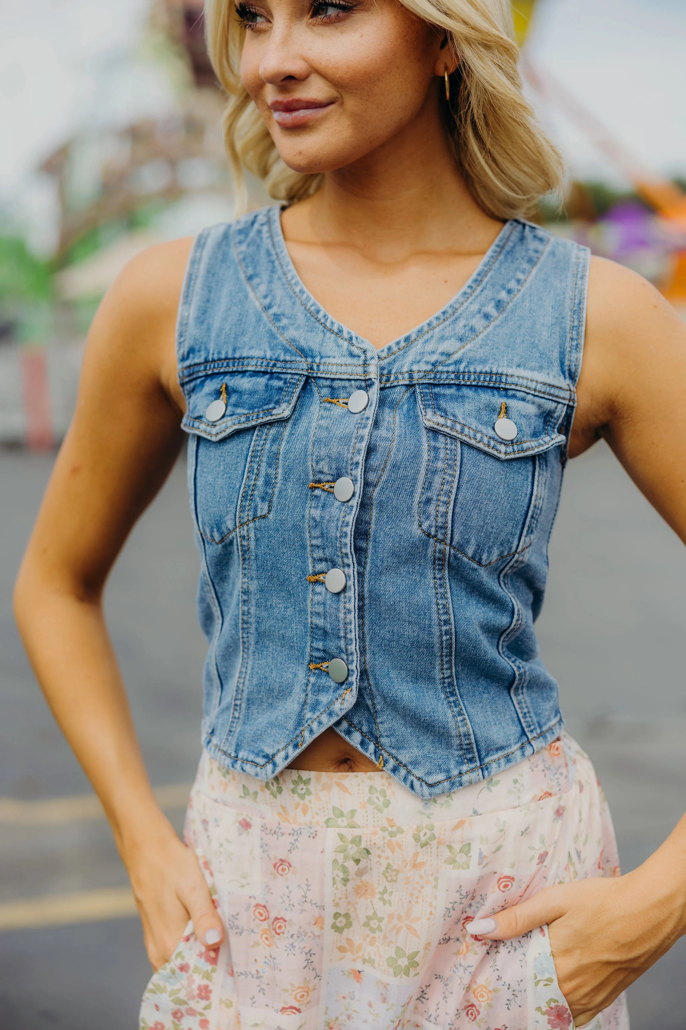 Mika Denim Vest