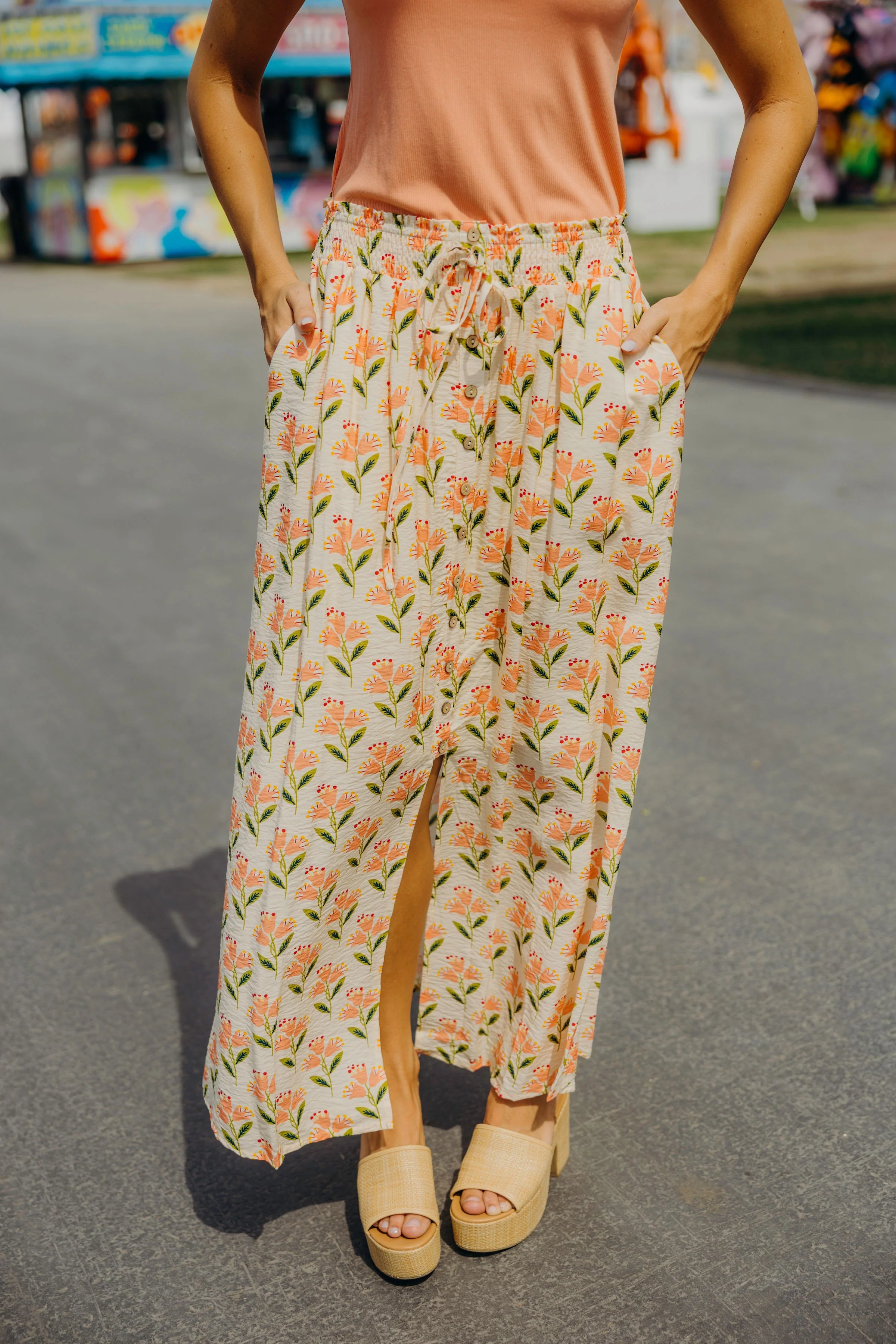 Wild Sprout Maxi Skirt