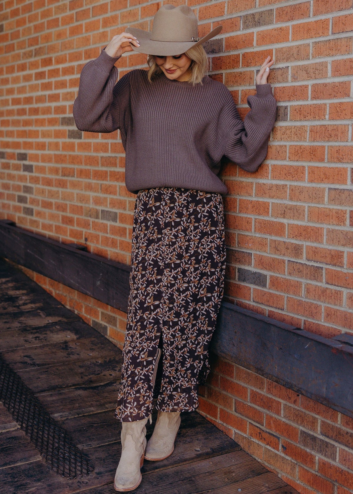 Butterscotch Maxi Skirt