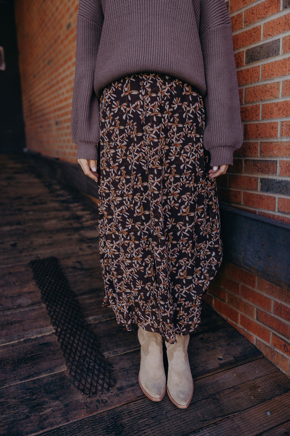 Butterscotch Maxi Skirt