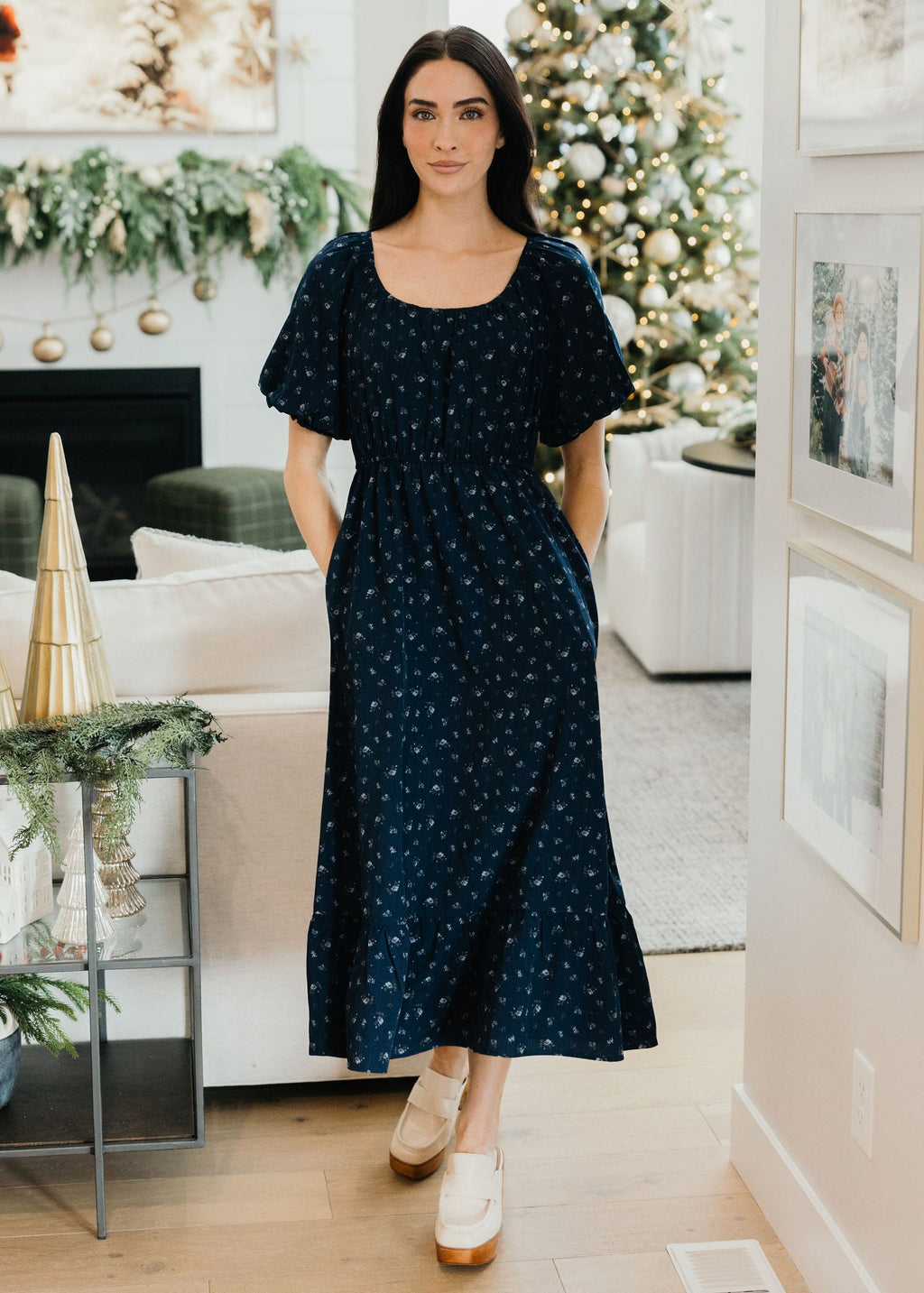 Mikarose the twila in kitchen blue