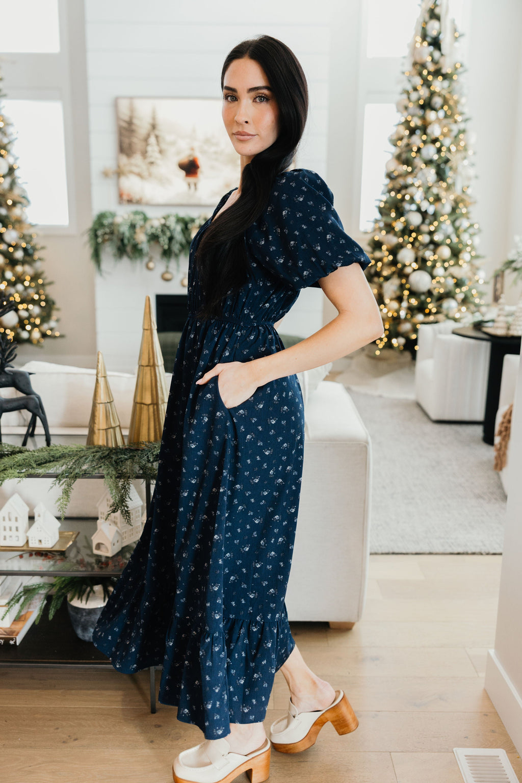 Mikarose the twila in kitchen blue