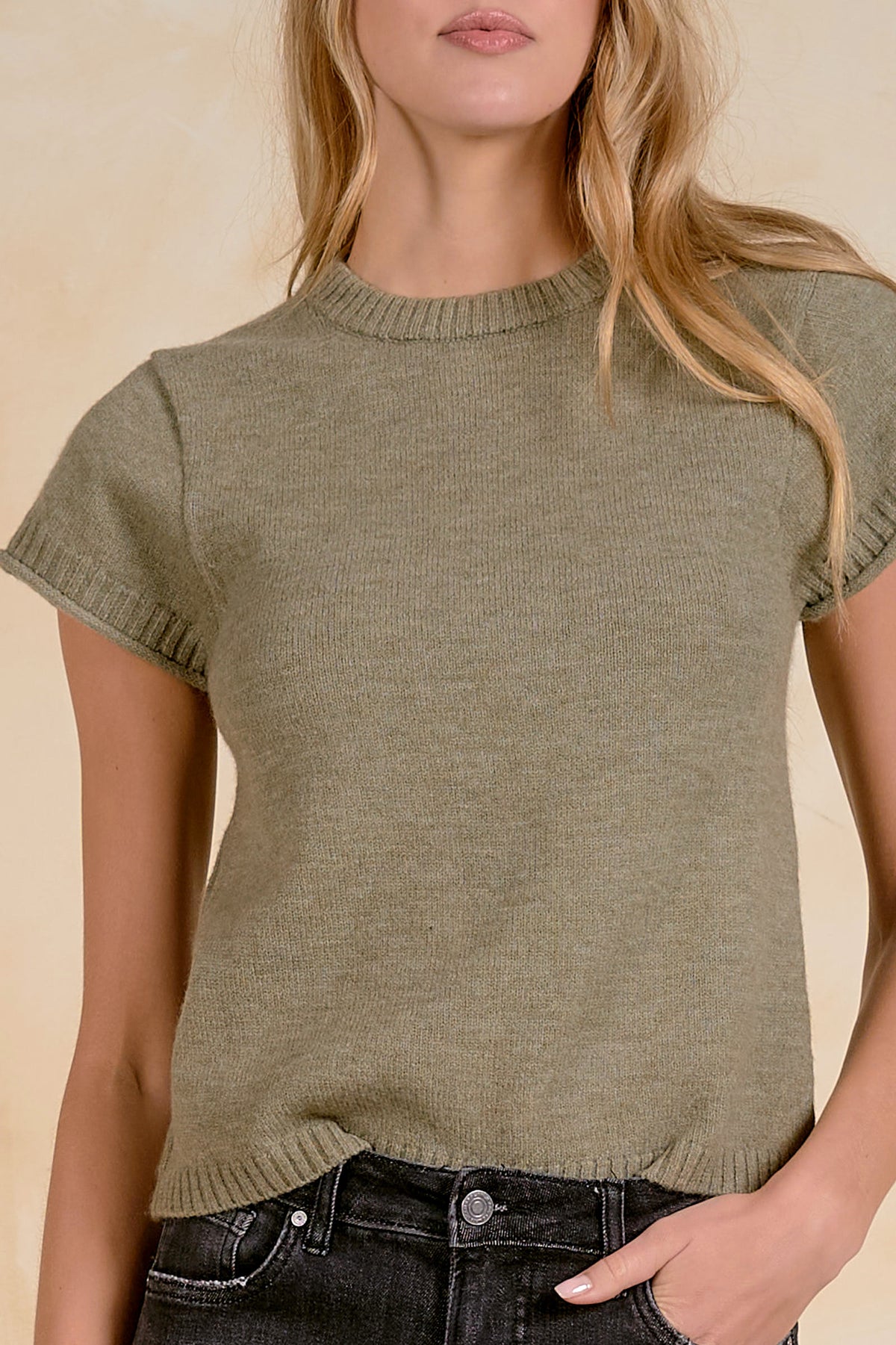 Light Olive Sweater