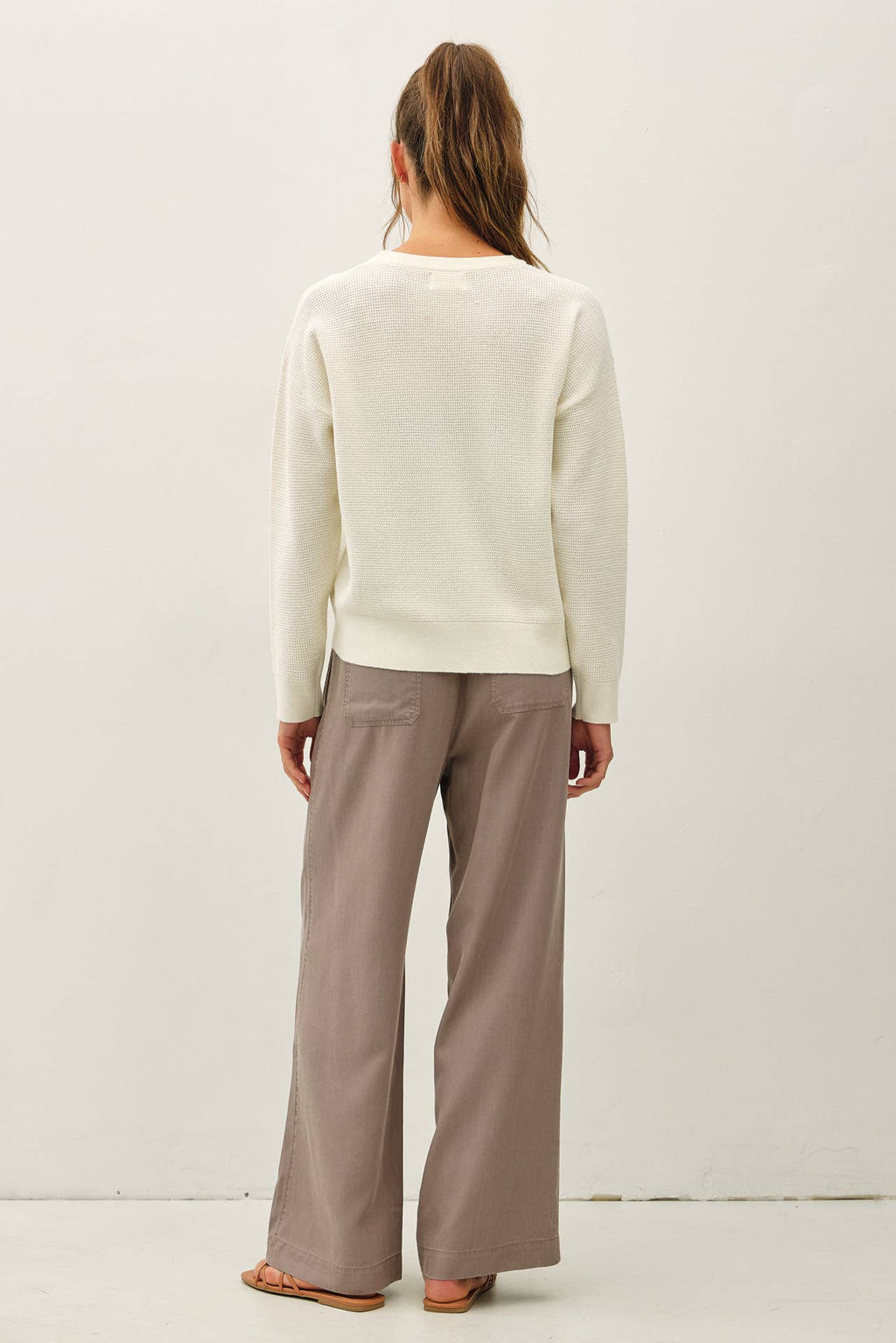 Be Cool - 29" INSEAM TENCEL WIDE LEG PANTS