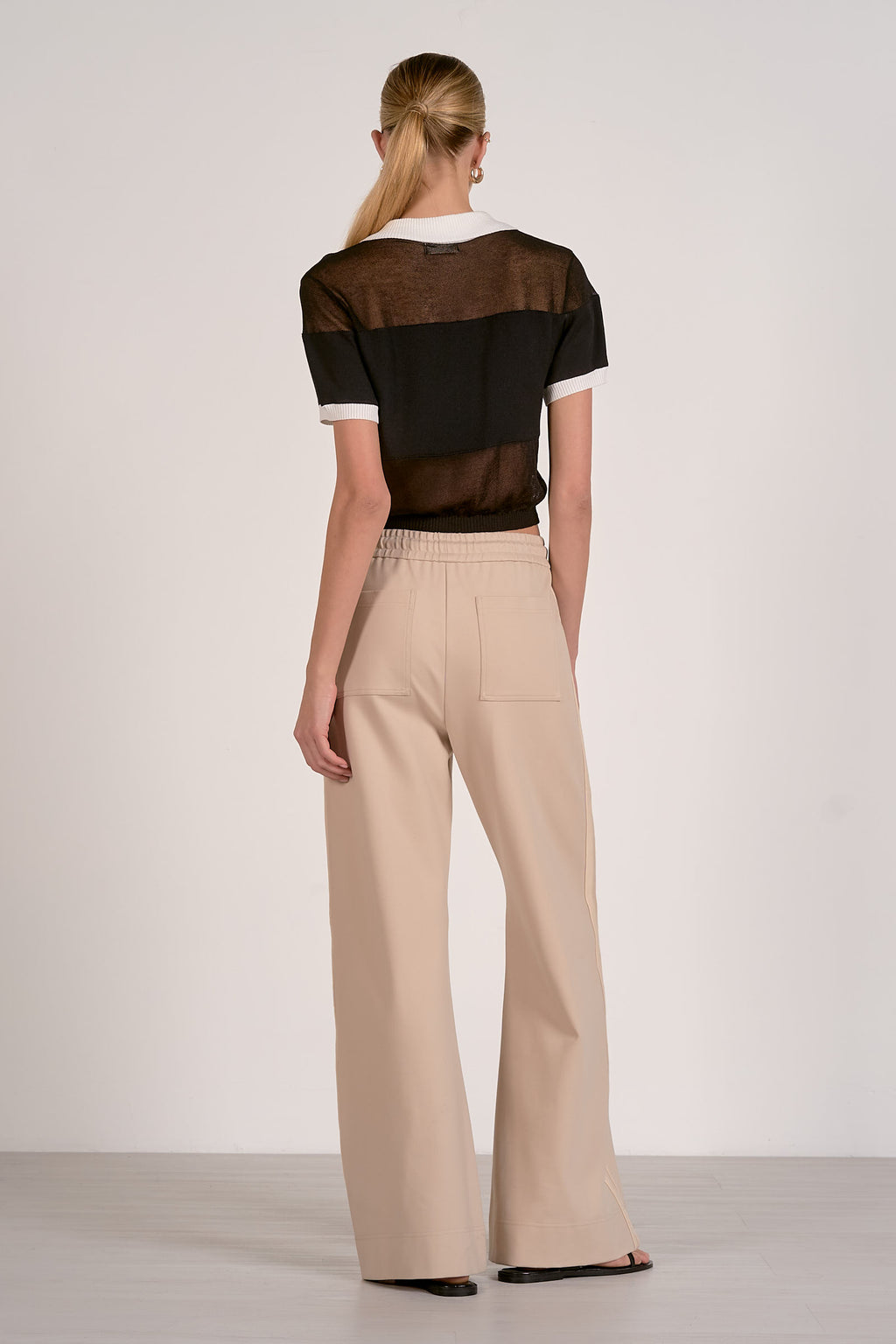 Black Sheer Blouse