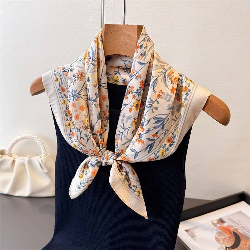Floral Flower Bandana Scarf | 40SC729