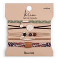 K'lani hair tie bracelets - "Flourish"
