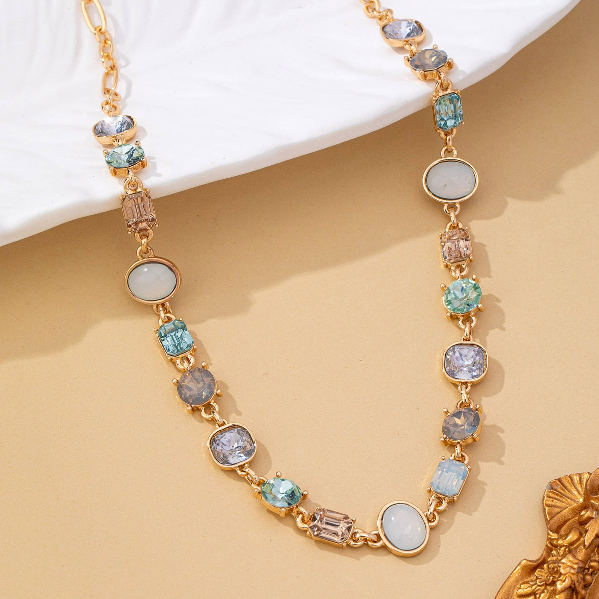 Multi Gemstone Opal Necklace | 80N93406