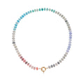 JOSSLYN by wall to wall - Natural Stone Semi-Precious Glass Mixed Necklace | 40NK9659