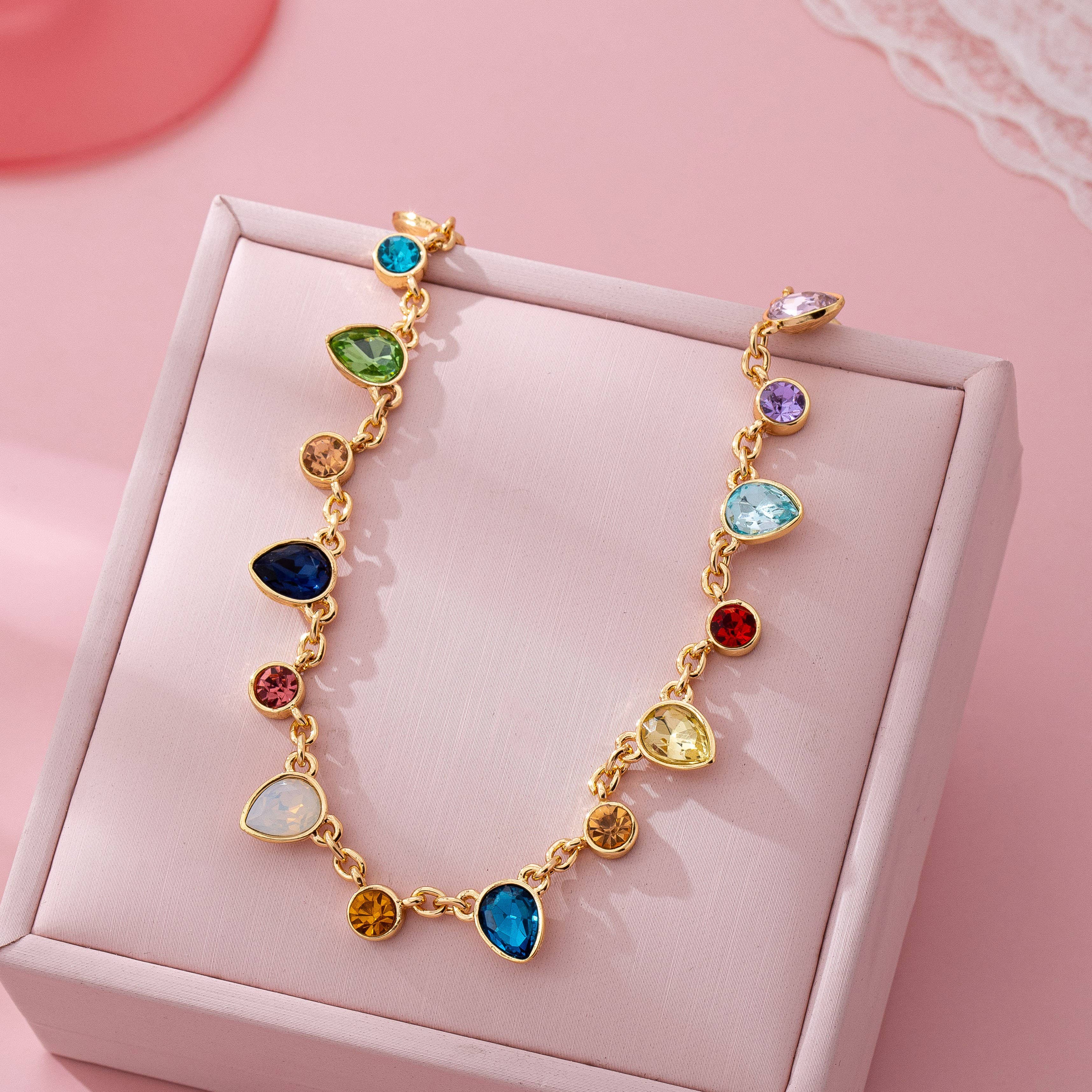 Rainbow Gemstone Necklace 80N92832