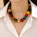 Resin Bead Necklace | 80N93701