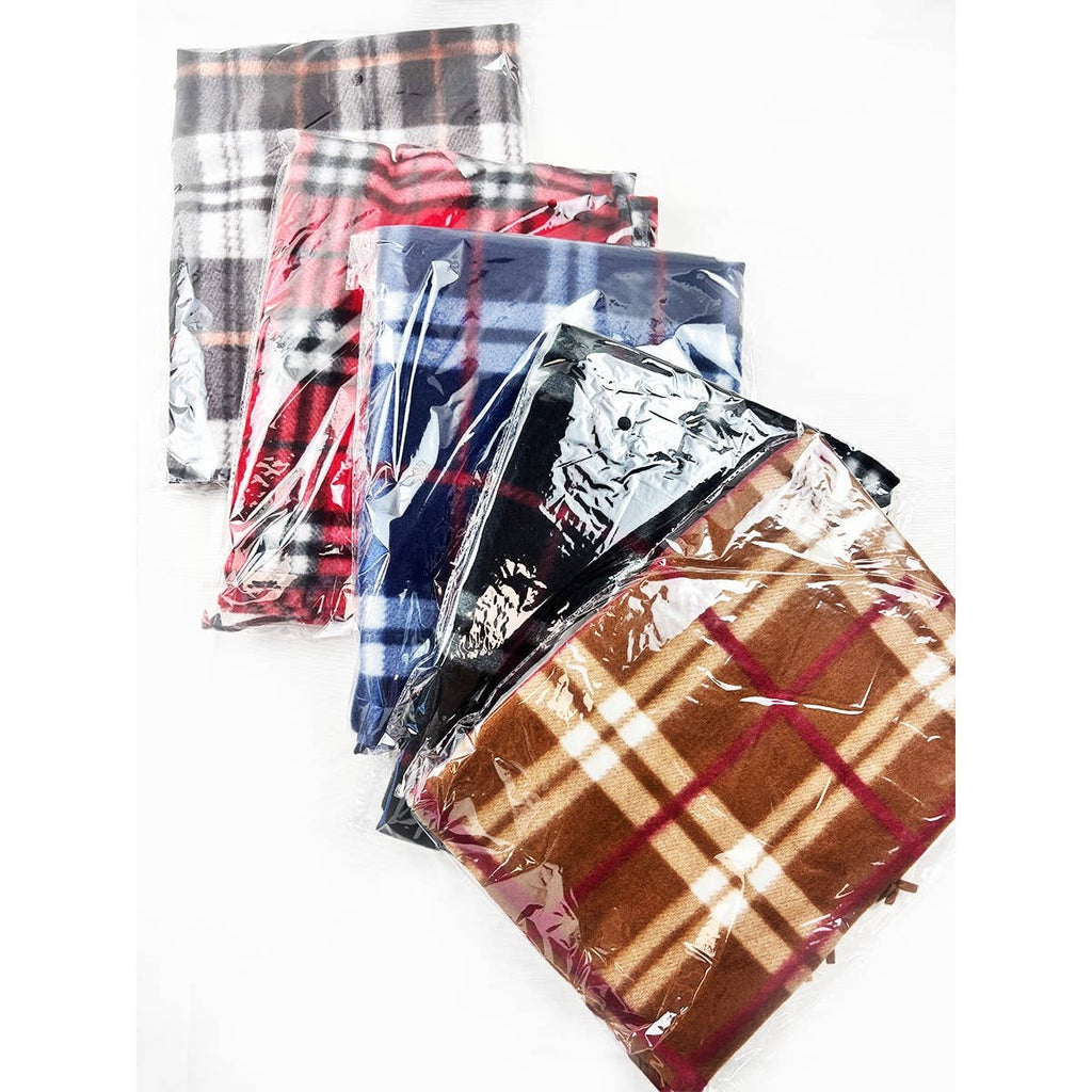 Love and Repeat - Affordable Classic Plaid Fringe Scarf