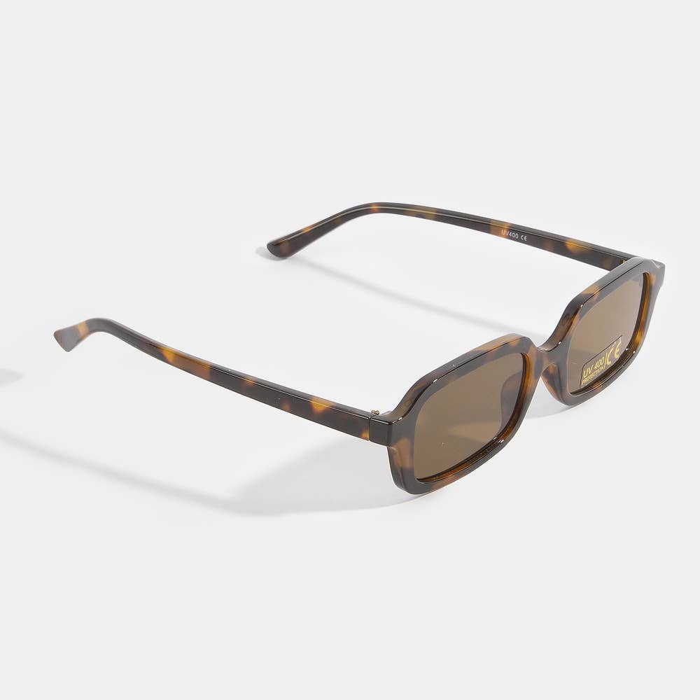 Retro Rectangle Frame Sunglasses