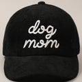 Dog Mom Corduroy Baseball Cap