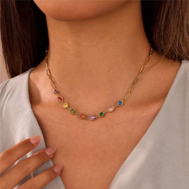 GEMSTONE NECKLACE| 40NK9722