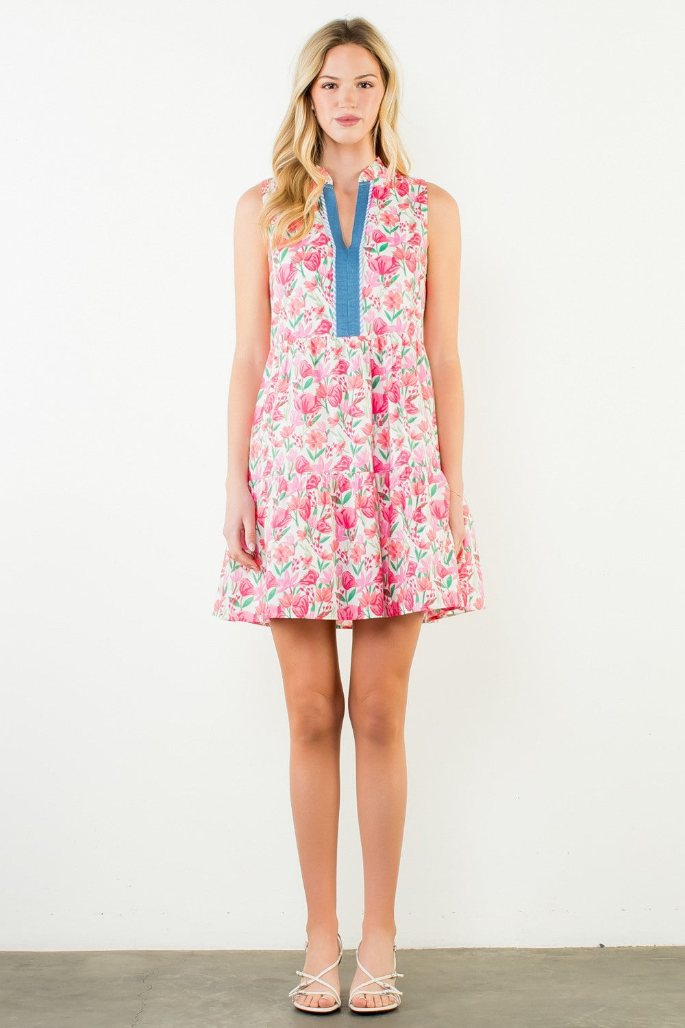 Mixed Media Tulip Dress